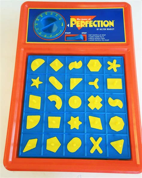 Vintage Perfection Board Game Milton Bradley Complete 1990s | Etsy