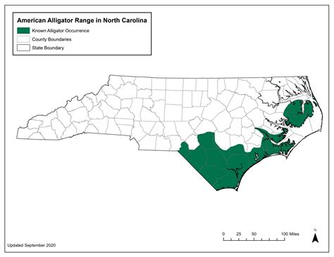 American Alligator Habitat Map