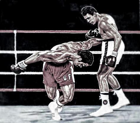 Muhammad Ali vs George Foreman Painting by Different Path