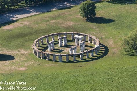 Aerial View of Stonehenge II - Texas Hill Country