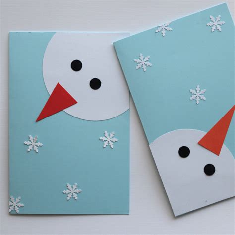 Christmas Cards with Snowmen | Set of 10 + Envelopes - Aesthetic Journeys Designs