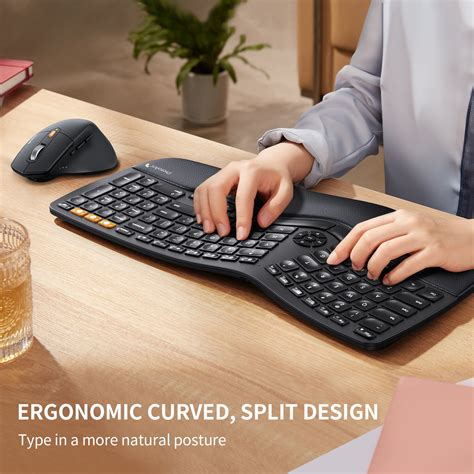 ProtoArc® EKM01 Advanced Ergonomic Keyboard & Mouse Combo