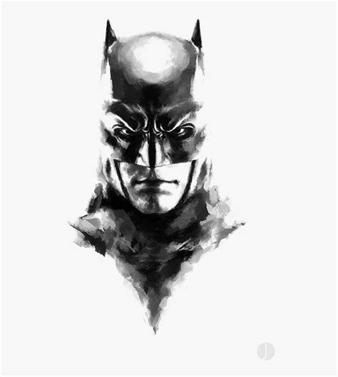 Batman Joker Bane Art - Batman Black And White Drawing, HD Png Download ...