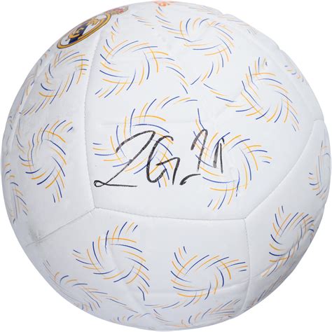 Rodrygo Real Madrid Autographed Soccer Ball - Touch Down Line