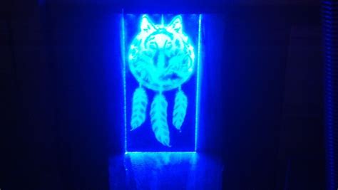 Custom Made Laser Cut Edge Lit Led Sign by Drew's Up North | CustomMade.com