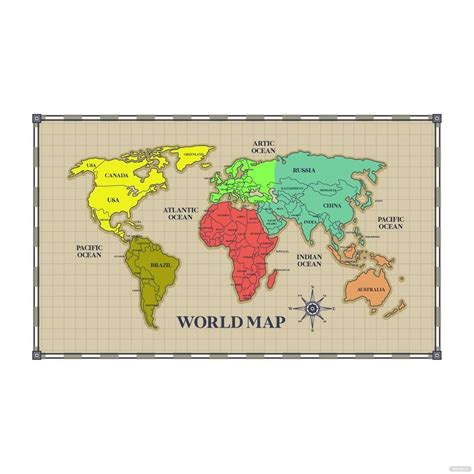 World Map Border Editor