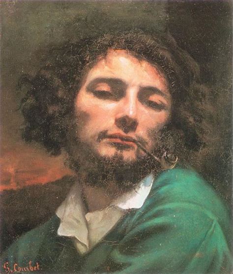 Self-Portrait (The Man with a Pipe), 1848 - 1849 - Gustave Courbet - WikiArt.org