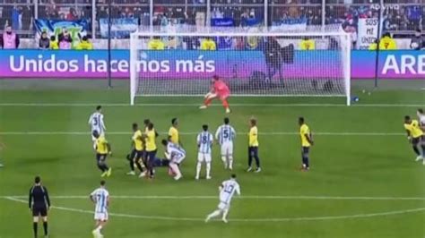 Watch: Messi leaves goalkeeper standing still with insane free-kick goal for ARG | Football News ...