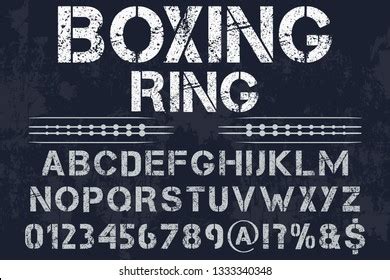 1,574 Boxing font Images, Stock Photos & Vectors | Shutterstock