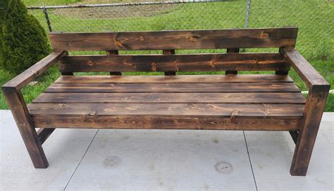 Modern Park Bench | Ana White