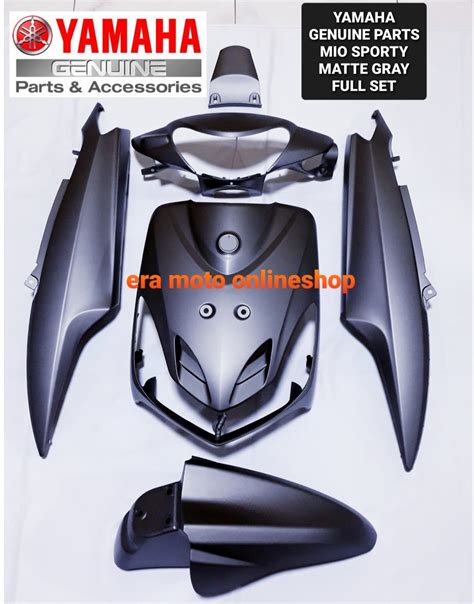 Mio Sporty Matte Gray Fairing Set Yamaha Genuine Parts | Lazada PH