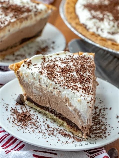 Chocolate Pie {No Bake Recipe} - Num's the Word