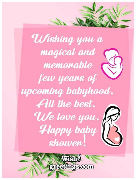 Happy Baby Shower Wishes Images - Wish Greetings