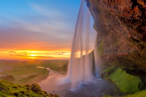 Seljalandsfoss Sunset | Seljalandsfoss, Iceland | Fine Art Landscape Photography by Joseph C. Filer