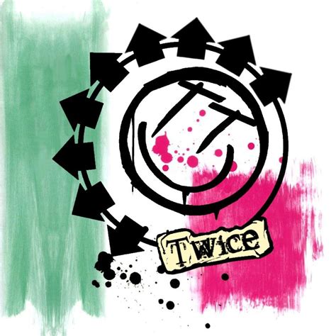 Twice TT + Blink 182 self-titled Album Cover : r/twice