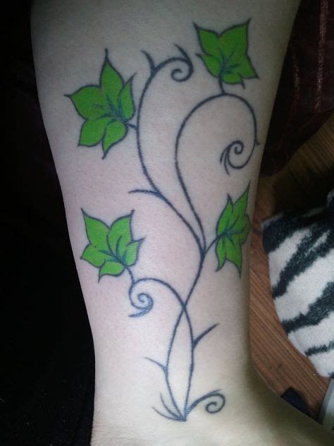 32 Black Ivy Leaf Tattoos ideas | tattoos, leaf tattoos, vine tattoos