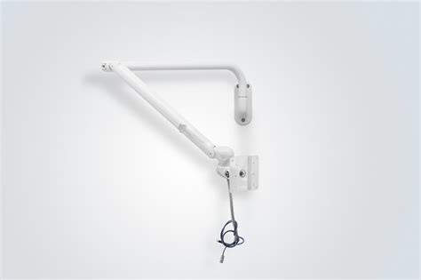 Articulating arm to support monitors with wall installation