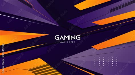 3d Modern Abstract Gaming Wallpaper Background 4k Stock Vector | Adobe Stock