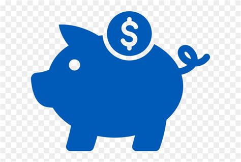 Icon Of Blue Piggy Bank With Money - Save Money Icon Png Clipart (#331840) - PinClipart