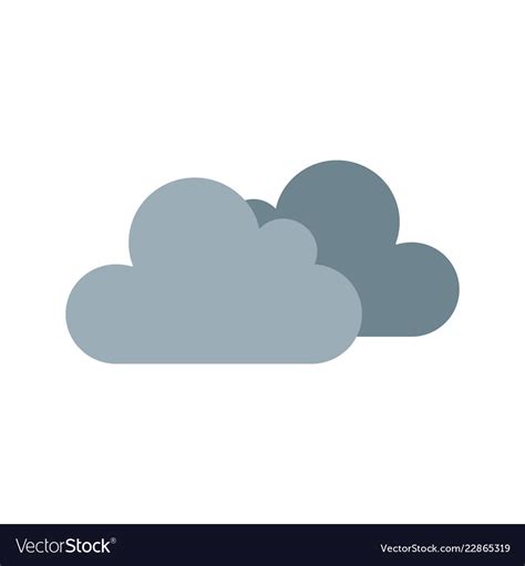 Cloudy icon Royalty Free Vector Image - VectorStock