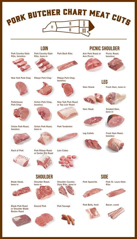 Beef Cuts Of Meat Butcher Chart