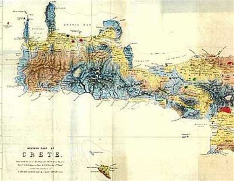 Historical maps of Crete - ancient maps Crete, Greece 1296 - 1900 AD