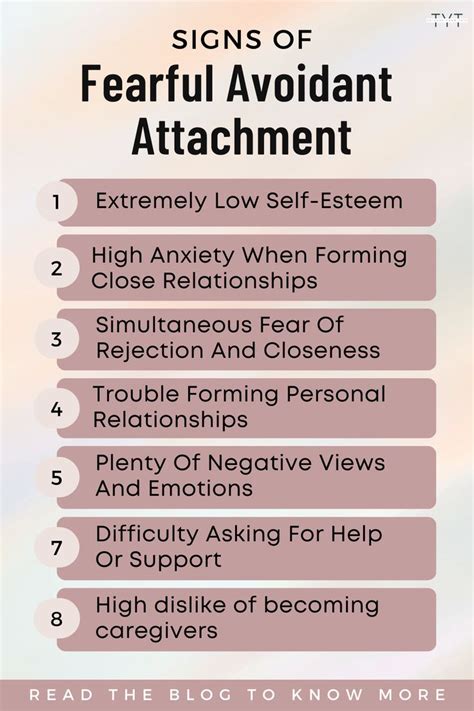 Signs Of Fearful Avoidant Attachment | Emotions, Attachment theory, Attachment styles