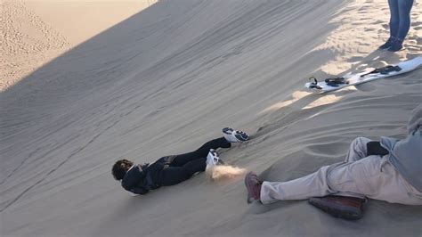 Huacachina sandboarding - YouTube