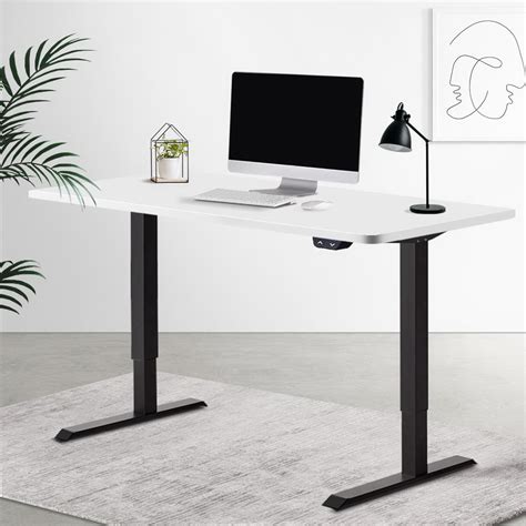 Artiss 120cm White Height Adjustable Electric Motorised Standing Desk - Bunnings Australia