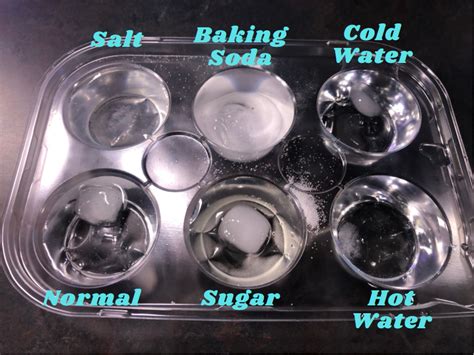 Ice Cube Melting Science Project