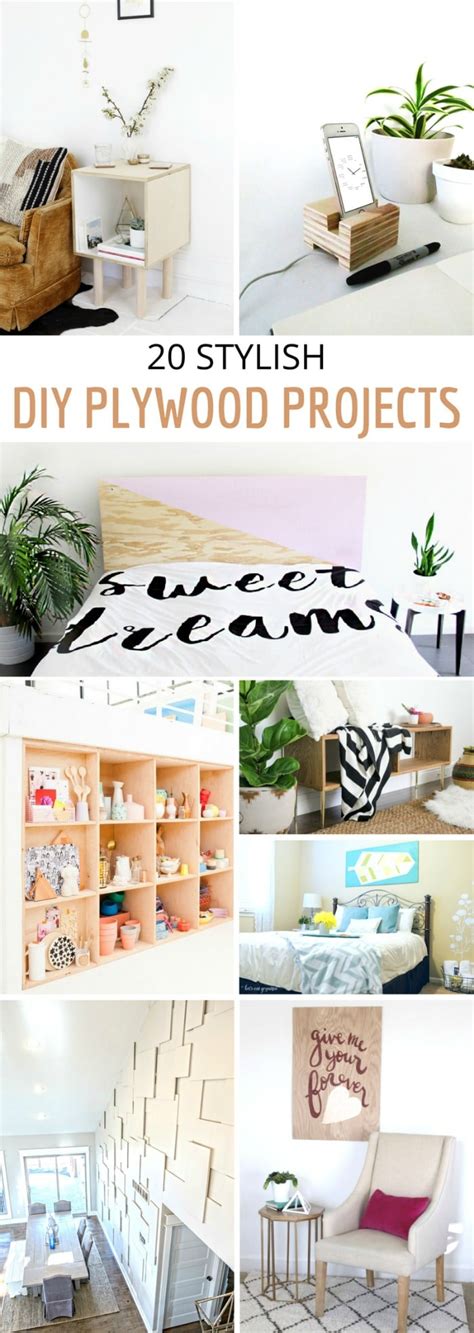 20 Stylish DIY Plywood Projects