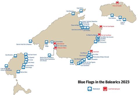 Three Mallorca beaches and two marinas lose their Blue Flags