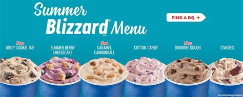 Dairy Queen Summer Blizzard Menu Includes New Brownie Dough and Caramel Cannonball Blizzards ...