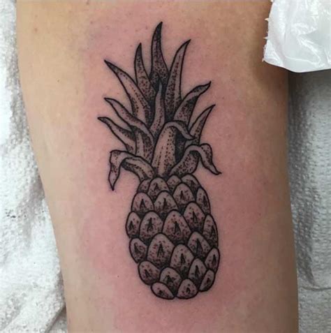 32 Perfectly Awesome Pineapple Tattoos - TattooBlend