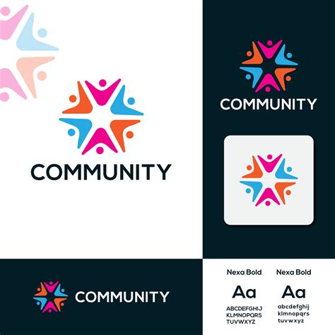 Community logo design on Behance