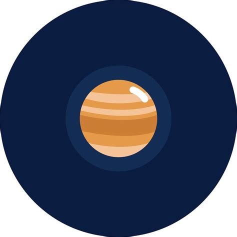 Planet jupiter, illustration, vector, on a white background. 13879227 Vector Art at Vecteezy