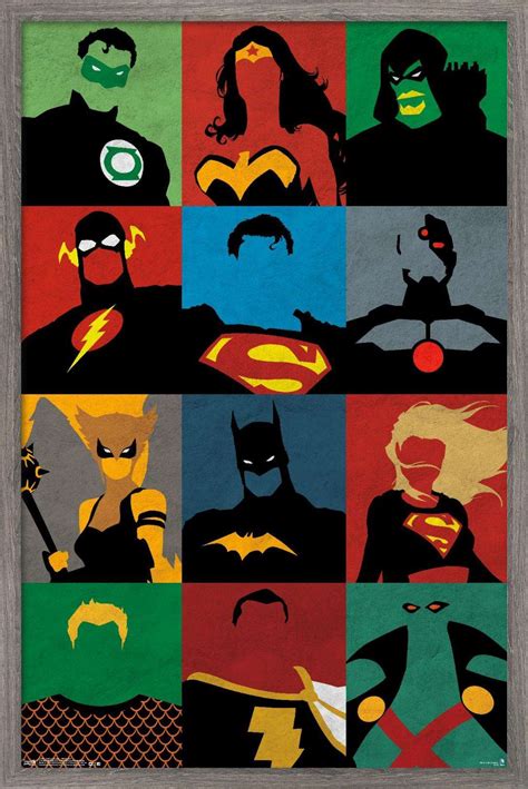 DC Comics - Justice League - Minimalist Poster - Walmart.com - Walmart.com