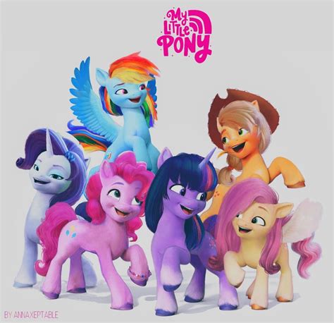 My little pony mane 6 in 5 generation ( fan made) by xCiaX on DeviantArt | My little pony comic ...