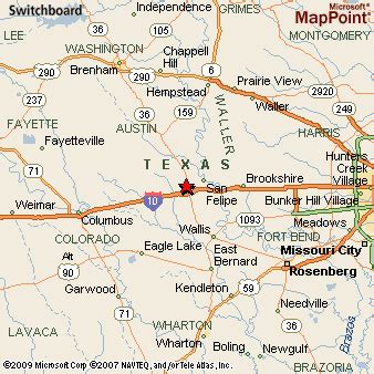 Sealy, Texas Area Map & More