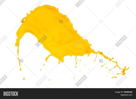 Yellow Paint Splash Image & Photo (Free Trial) | Bigstock