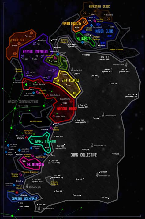 Map Of Delta Quadrant Voyager - Map Of New Mexico