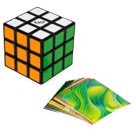 Buy Rubik’s Cube, Original 3x3 Puzzle Brain Teaser Fidget Toy with ...