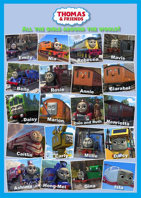 Thomas the Tank Engine female characters by gikestheASD on DeviantArt