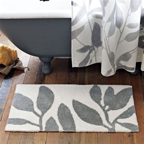 Gray And White Bathroom Rugs - Items similar to Rug Mat Bath Bathroom ...