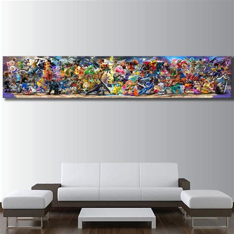 Super Smash Brothers Ultimate Canvas Painting | Nintendo Core