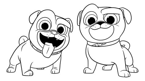 Puppy Dog Pals Coloring Pages Printable Coloring Pages