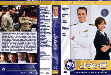 JAG: Judge Advocate General - Season 03 - TV DVD Custom Covers - JAG Season 03-3240 :: DVD Covers