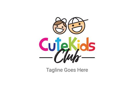 Cute Kids Club Logo | Branding & Logo Templates ~ Creative Market