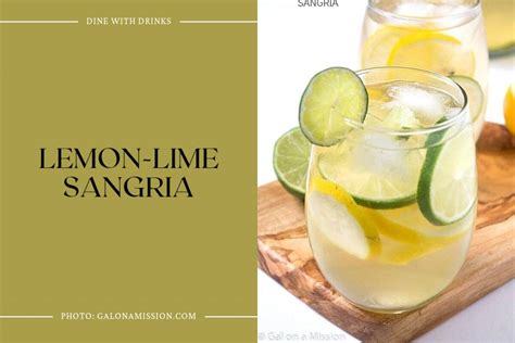 30 Lemon Lime Cocktails That Will Squeeze Your Taste Buds! | DineWithDrinks