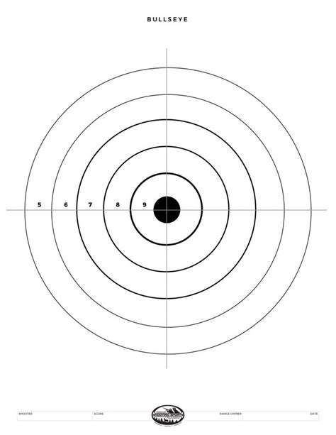 Printable Shooting Targets And Gun Targets • Nssf - Free Printable Nra ...